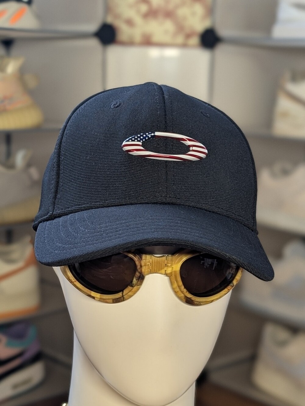 Oakley 3D American Flag Logo Hat (S/M)
